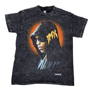 DMX Graphic Tee Acid Wash Black Legends Apparel NWOT Unisex M